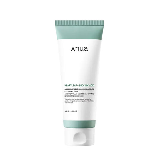 Anua - Heartleaf Succinic Moisture Cleansing Foam