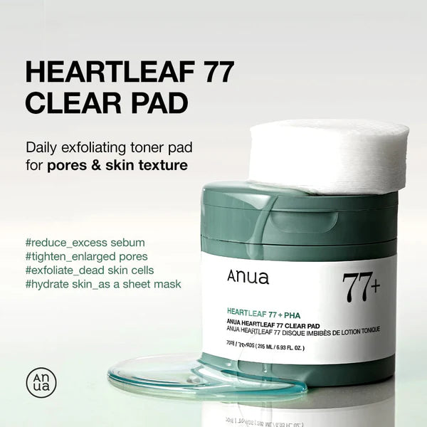 Anua heartleaf 77 clear pad 160ML