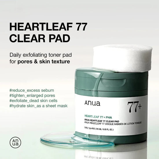 Anua heartleaf 77 clear pad 160ML
